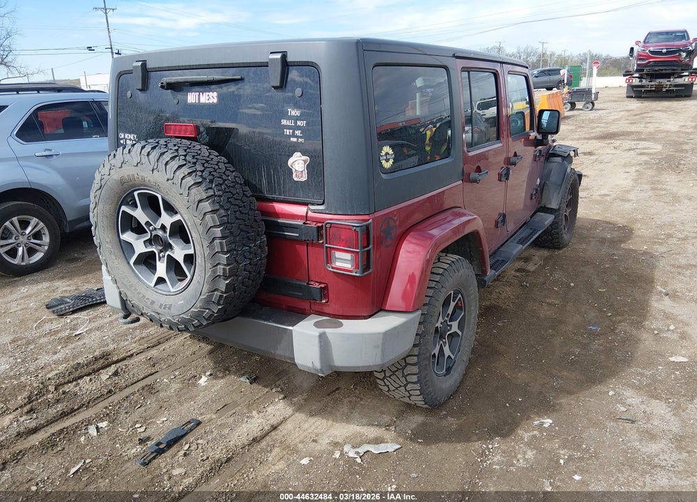 2012 JEEP WRANGLER UNLIMITED SPORT VIN: 1C4BJWDG7CL290093