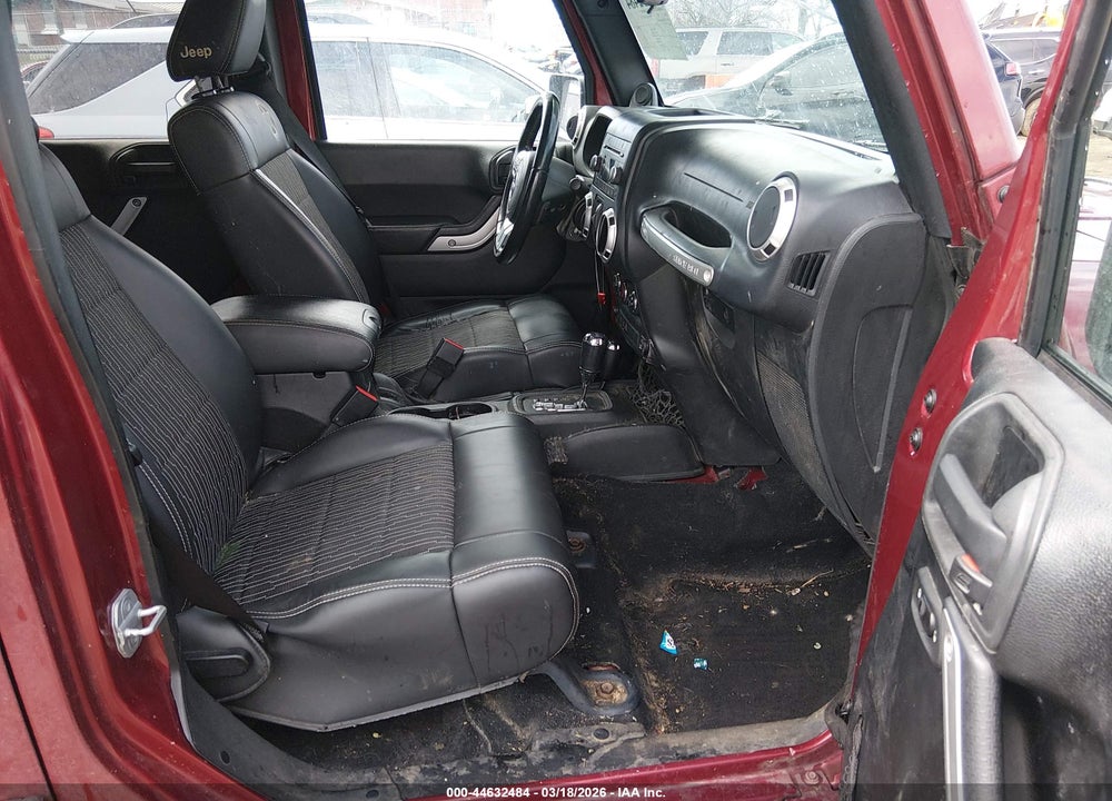 2012 JEEP WRANGLER UNLIMITED SPORT VIN: 1C4BJWDG7CL290093