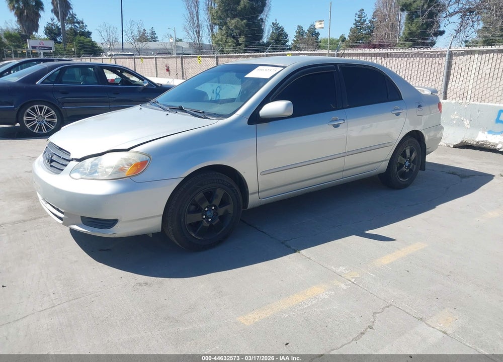 2004 TOYOTA COROLLA LE VIN: JTDBR38E242032863