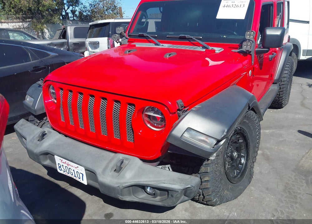 2021 JEEP WRANGLER UNLIMITED SPORT S 4X4 VIN: 1C4HJXDN8MW515989