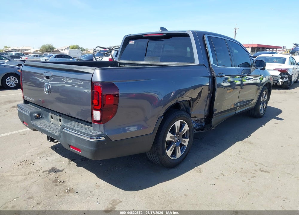2019 HONDA RIDGELINE RTL-T VIN: 5FPYK2F64KB001622