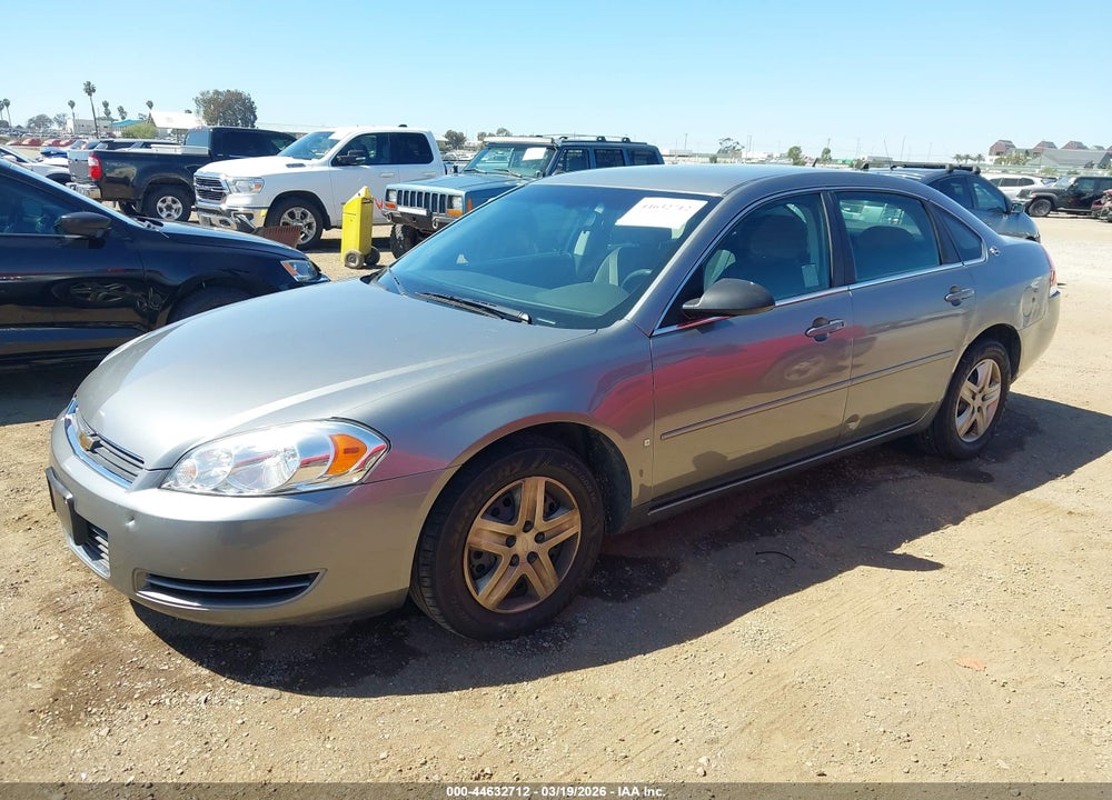 2008 CHEVROLET IMPALA LS VIN: 2G1WB58N781209083