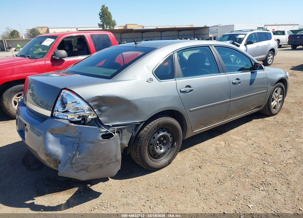 2008 CHEVROLET IMPALA LS VIN: 2G1WB58N781209083