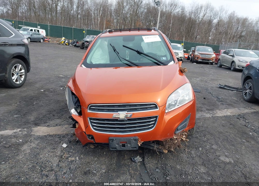 2015 CHEVROLET TRAX LT VIN: KL7CJRSB0FB224733