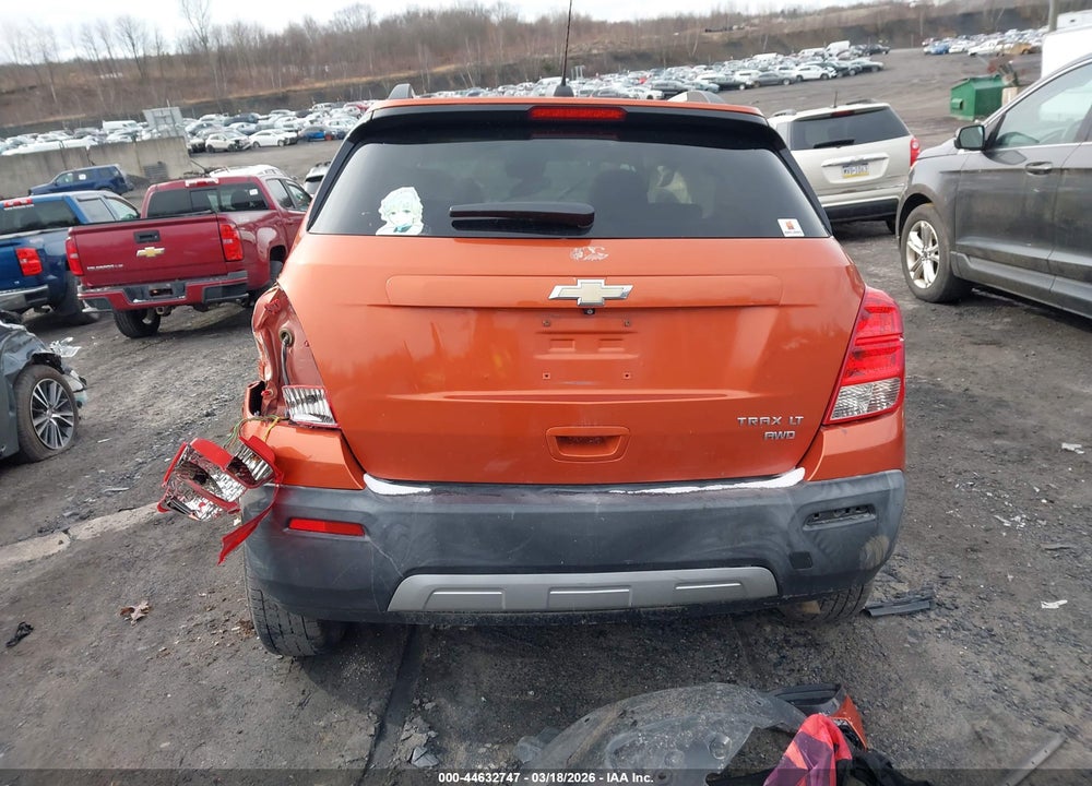 2015 CHEVROLET TRAX LT VIN: KL7CJRSB0FB224733