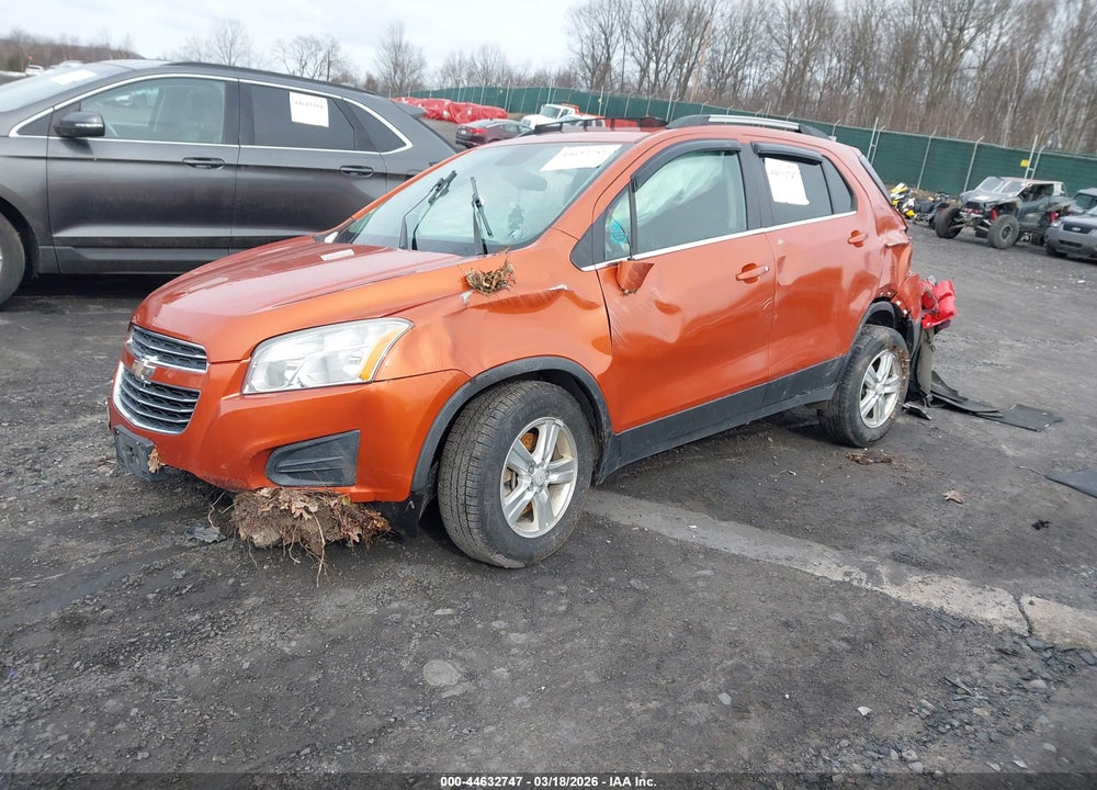 2015 CHEVROLET TRAX LT VIN: KL7CJRSB0FB224733