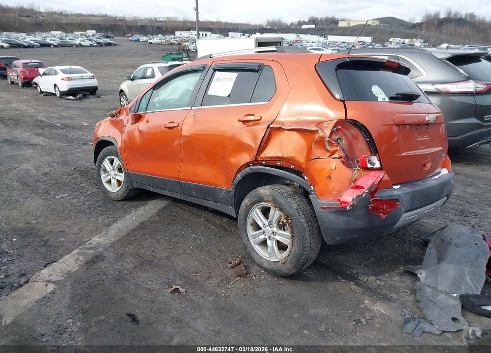 2015 CHEVROLET TRAX LT VIN: KL7CJRSB0FB224733