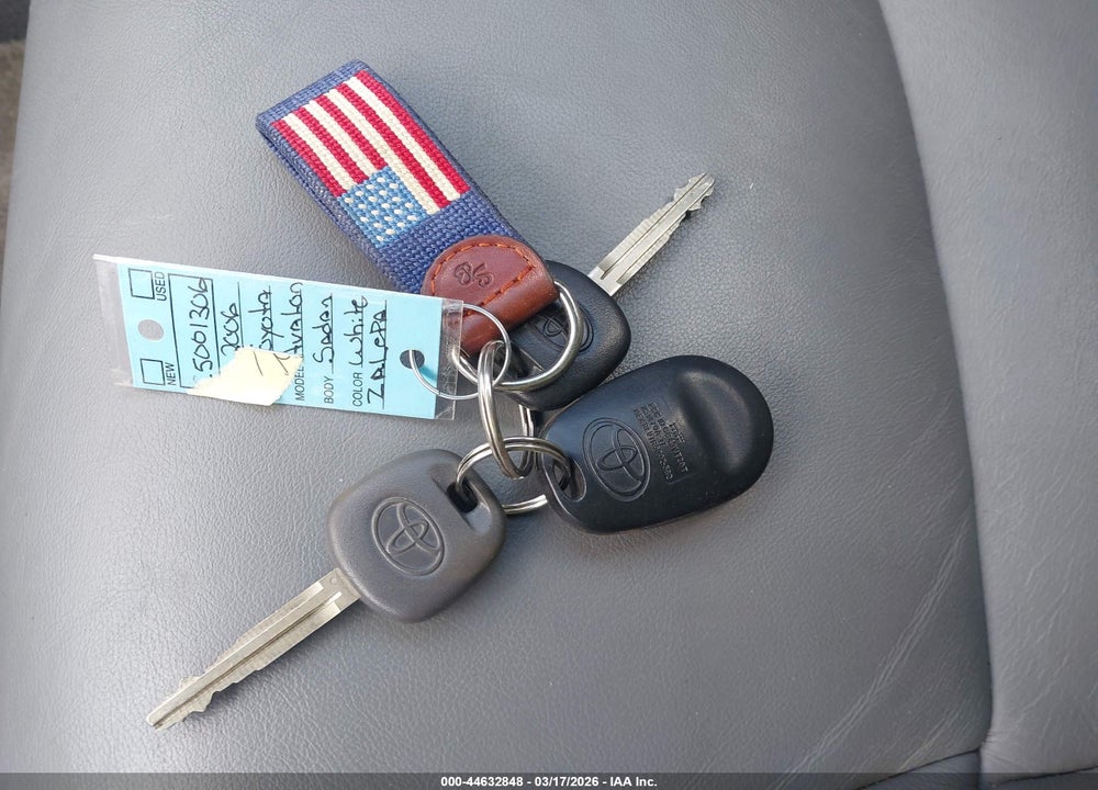 2006 TOYOTA AVALON XLS VIN: 4T1BK36B56U112836