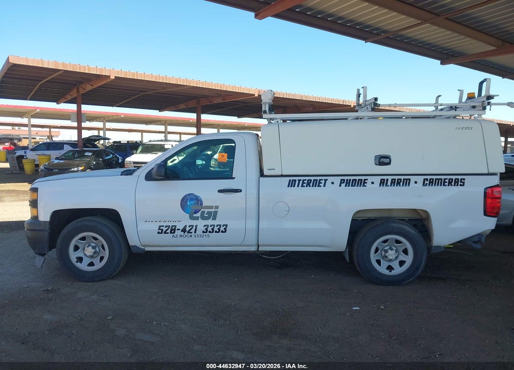 2014 CHEVROLET SILVERADO 1500 WORK TRUCK 1WT VIN: 1GCNCPEH7EZ184487