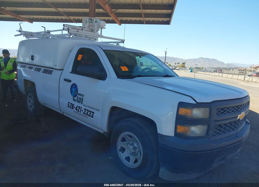 2014 CHEVROLET SILVERADO 1500 WORK TRUCK 1WT VIN: 1GCNCPEH7EZ184487