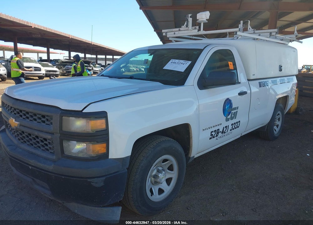 2014 CHEVROLET SILVERADO 1500 WORK TRUCK 1WT VIN: 1GCNCPEH7EZ184487