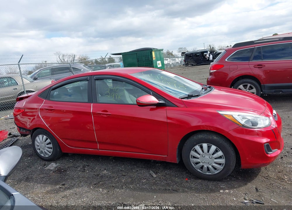 2015 HYUNDAI ACCENT GLS VIN: KMHCT4AE5FU928440