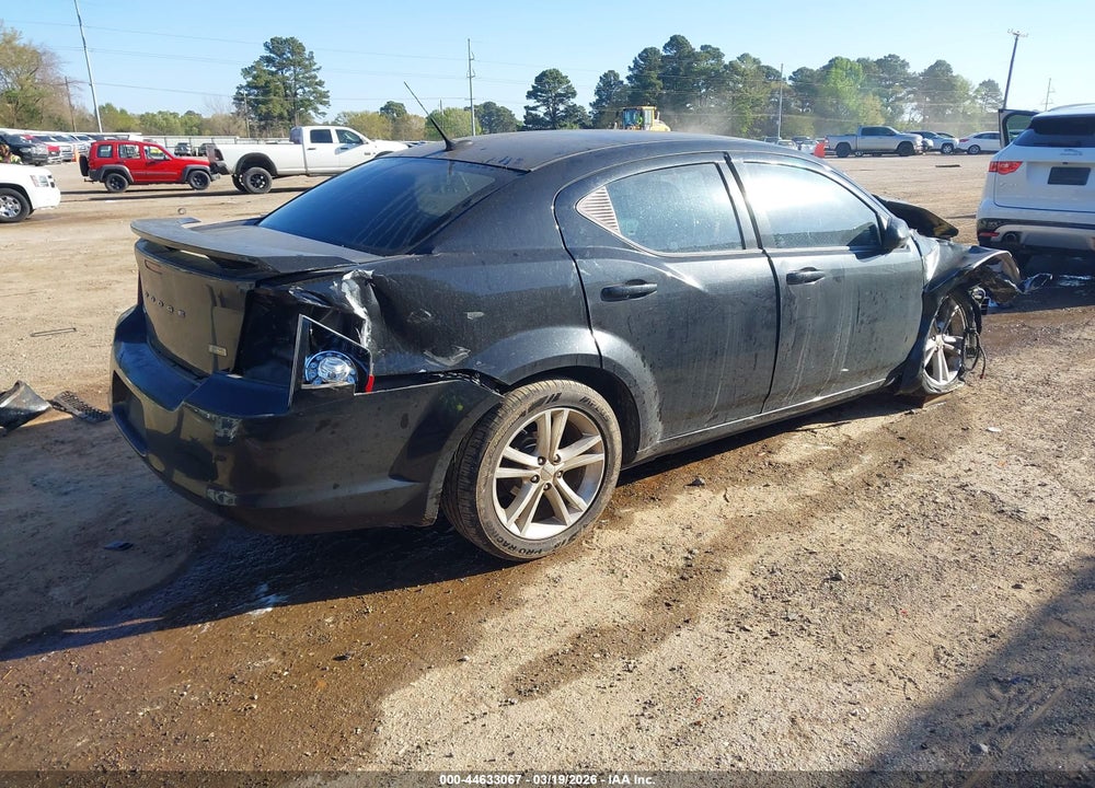 2011 DODGE AVENGER MAINSTREET VIN: 1B3BD1FG2BN523261