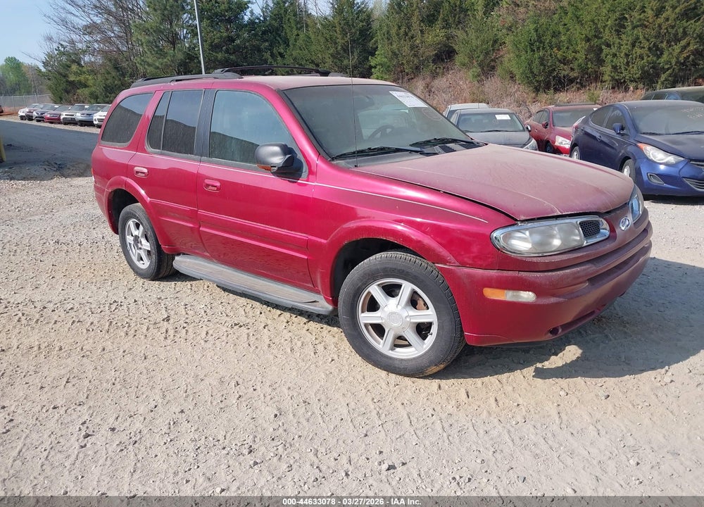2002 OLDSMOBILE BRAVADA VIN: 1GHDT13S122110164