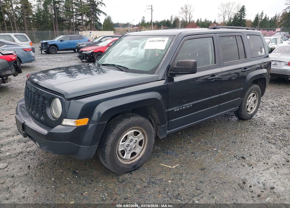 2016 JEEP PATRIOT SPORT VIN: 1C4NJPBB5GD526931