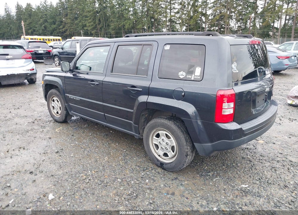 2016 JEEP PATRIOT SPORT VIN: 1C4NJPBB5GD526931