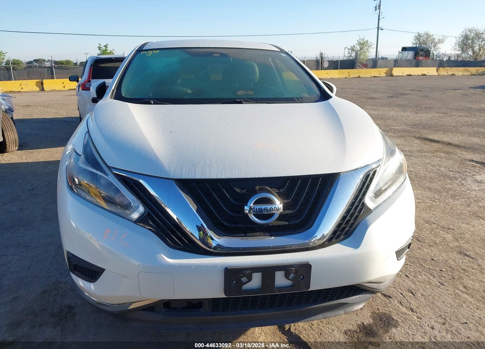 2018 NISSAN MURANO S VIN: 5N1AZ2MG8JN128709