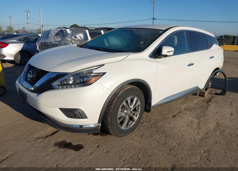 2018 NISSAN MURANO S VIN: 5N1AZ2MG8JN128709