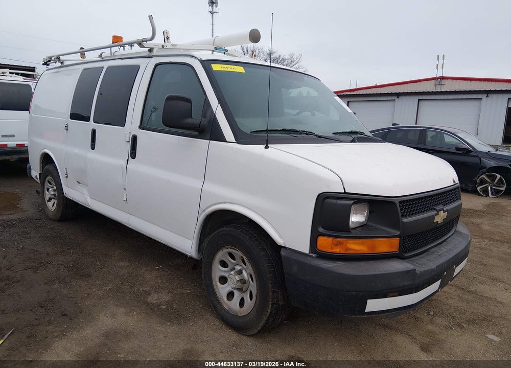 2010 CHEVROLET EXPRESS 1500 WORK VAN VIN: 1GCUGADX3A1162307