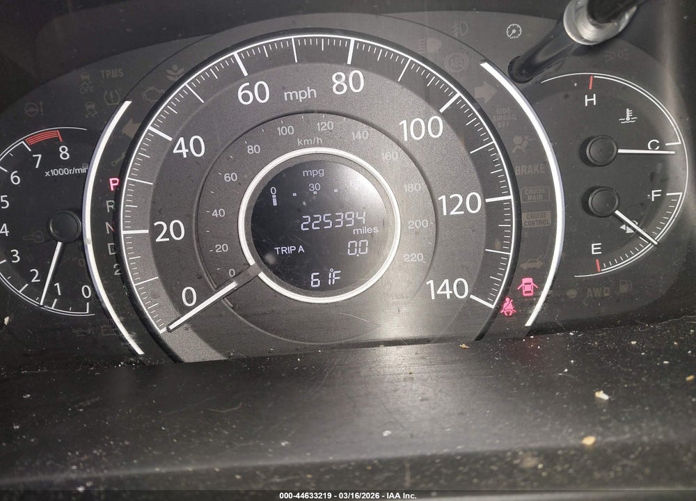 2013 HONDA CR-V LX VIN: 2HKRM4H37DH633671