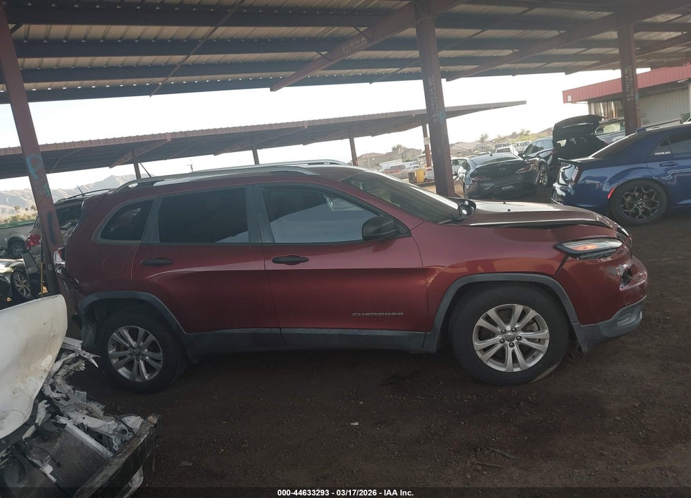 2015 JEEP CHEROKEE SPORT VIN: 1C4PJLAB3FW695058
