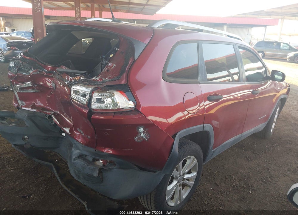 2015 JEEP CHEROKEE SPORT VIN: 1C4PJLAB3FW695058