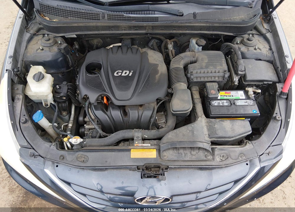 2013 HYUNDAI SONATA GLS VIN: 5NPEB4AC5DH585621