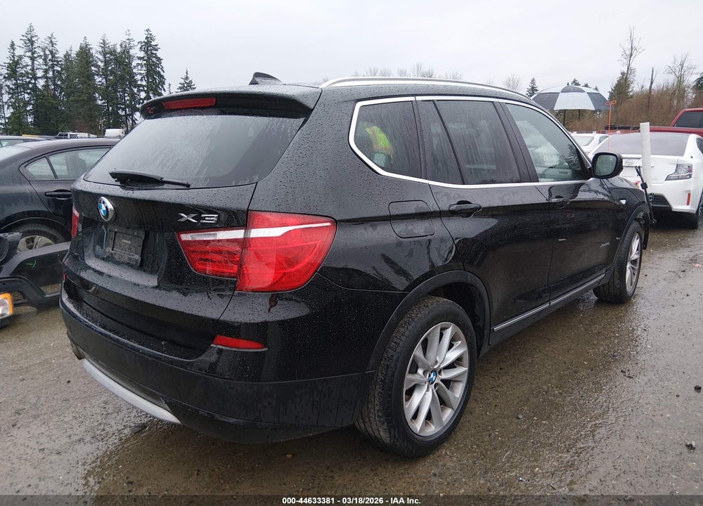 2012 BMW X3 XDRIVE28I VIN: 5UXWX5C54CL722907