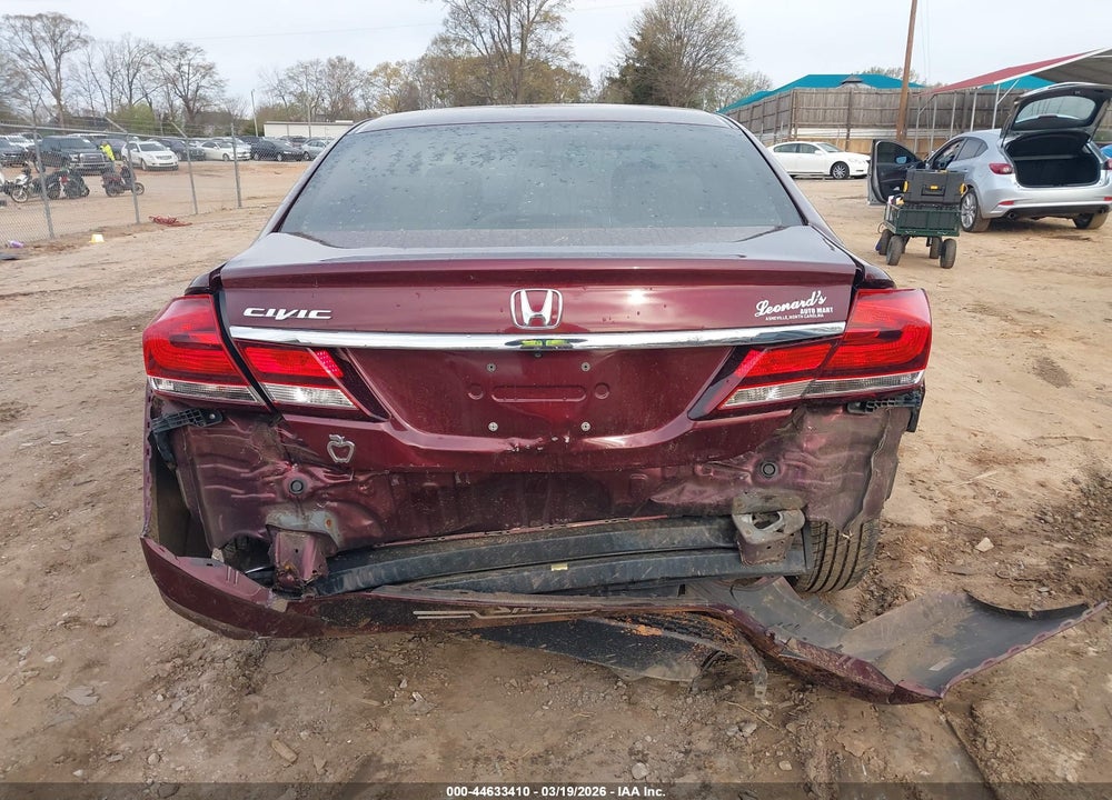 2015 HONDA CIVIC LX VIN: 19XFB2F53FE263456