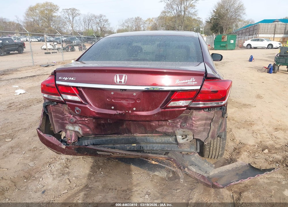 2015 HONDA CIVIC LX VIN: 19XFB2F53FE263456