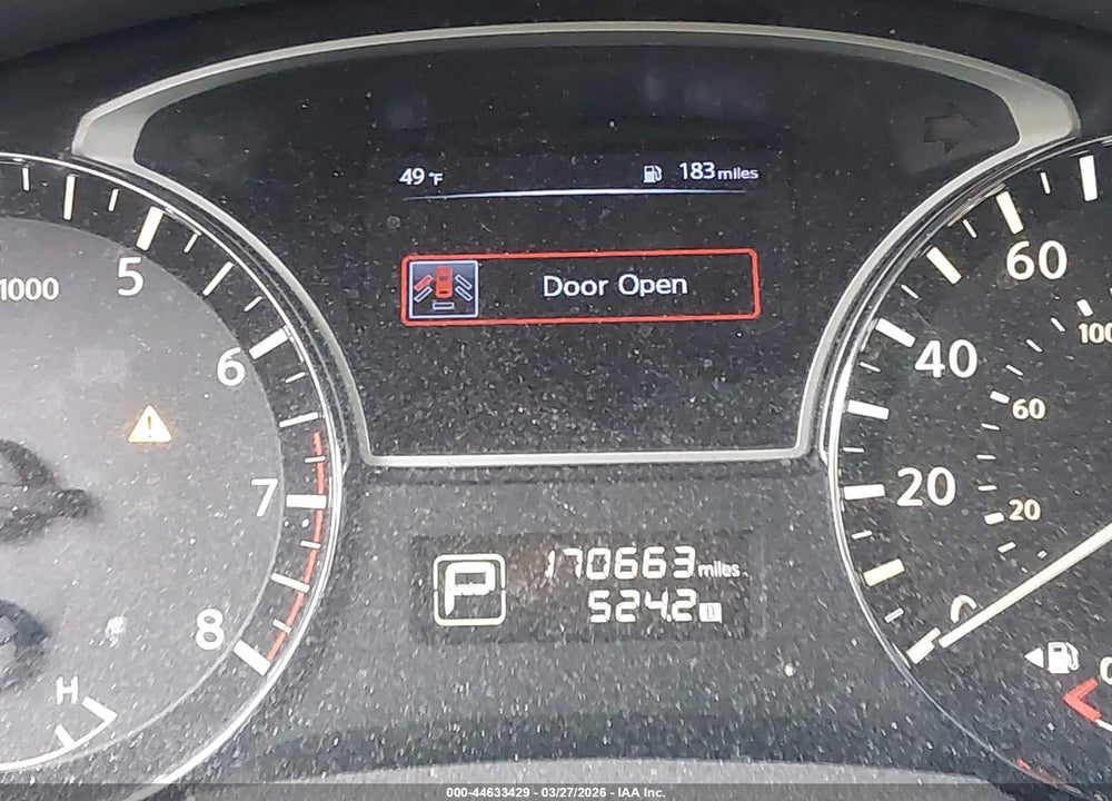 2015 NISSAN ALTIMA 2.5/2.5 S/2.5 SL/2.5 SV VIN: 1N4AL3APXFN310621