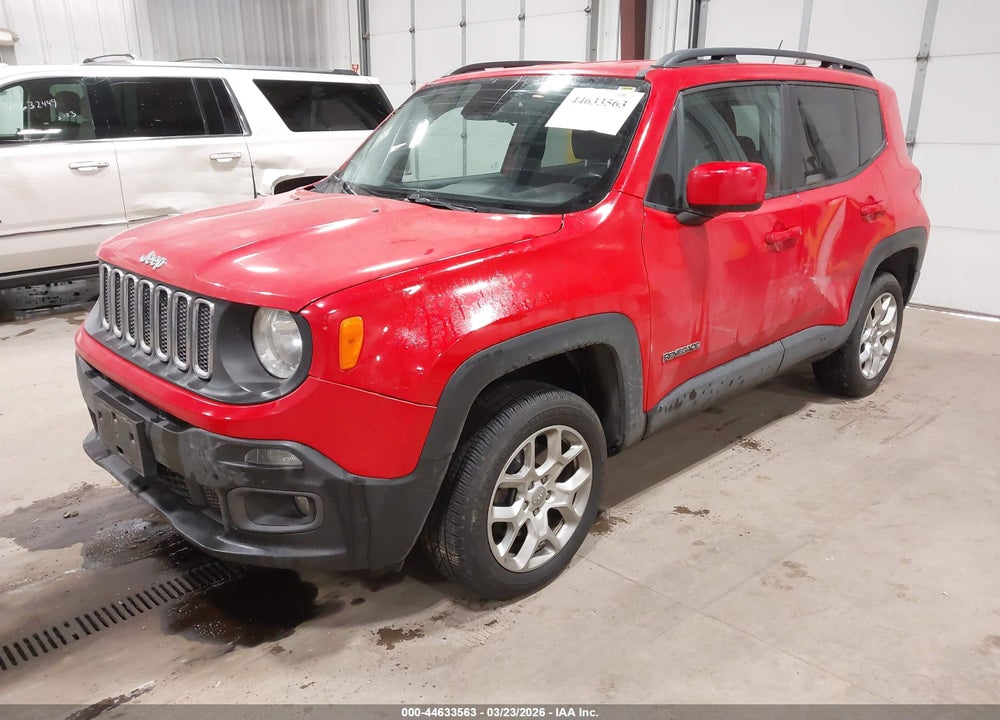2016 JEEP RENEGADE LATITUDE VIN: ZACCJBBT3GPC53024
