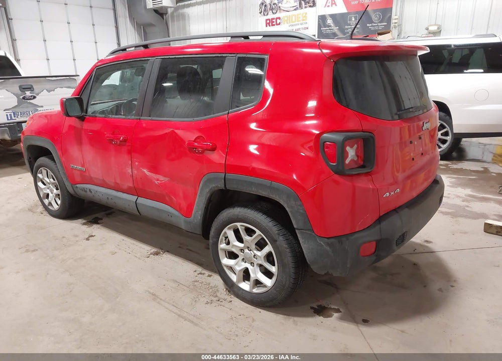 2016 JEEP RENEGADE LATITUDE VIN: ZACCJBBT3GPC53024