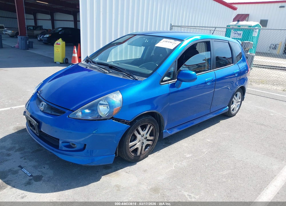 2008 HONDA FIT SPORT VIN: JHMGD38648S043736