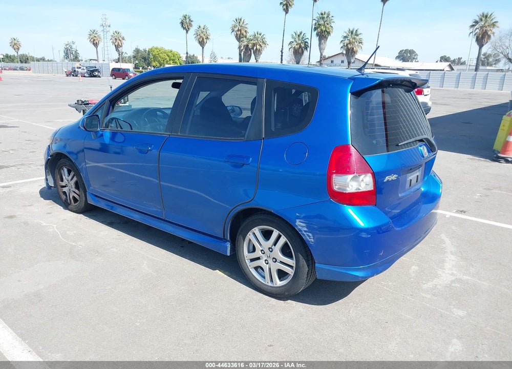 2008 HONDA FIT SPORT VIN: JHMGD38648S043736