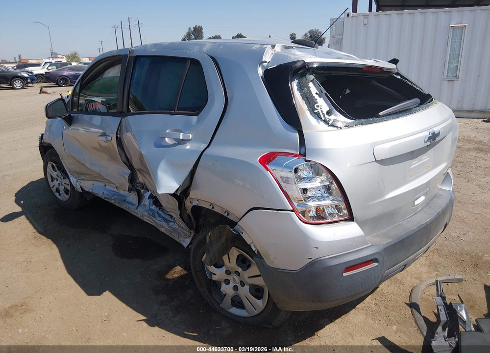 2015 CHEVROLET TRAX 1LS VIN: 3GNCJKSB6FL217723