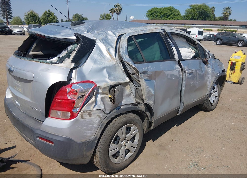 2015 CHEVROLET TRAX 1LS VIN: 3GNCJKSB6FL217723
