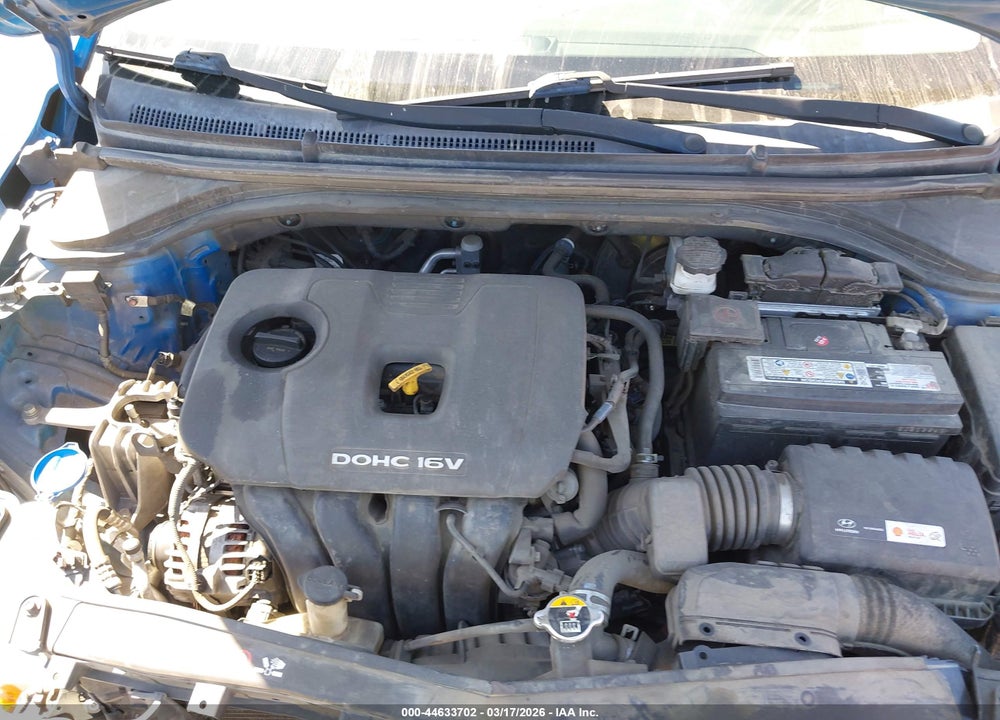 2017 HYUNDAI ELANTRA SE VIN: KMHD74LF7HU417605