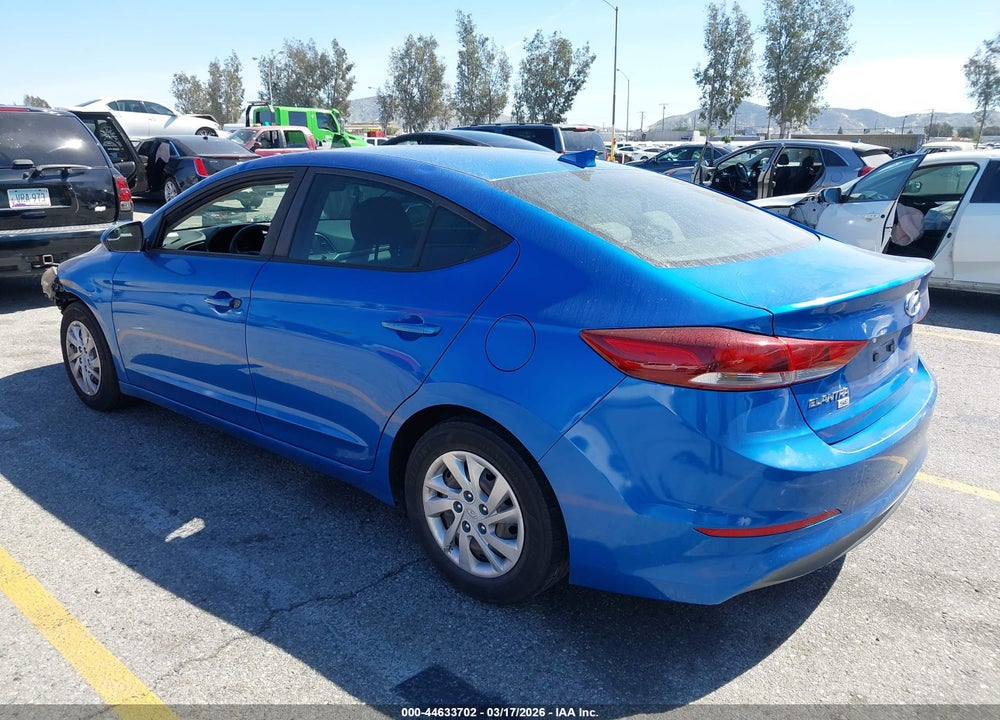 2017 HYUNDAI ELANTRA SE VIN: KMHD74LF7HU417605