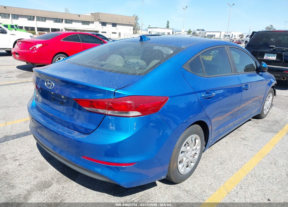 2017 HYUNDAI ELANTRA SE VIN: KMHD74LF7HU417605