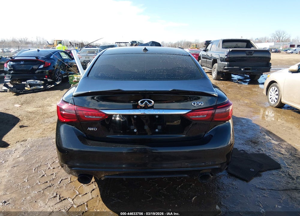 2021 INFINITI Q50 LUXE AWD VIN: JN1EV7BR3MM754510