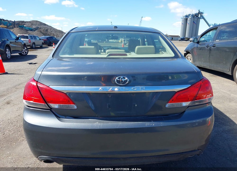 2011 TOYOTA AVALON VIN: 4T1BK3DB8BU411203
