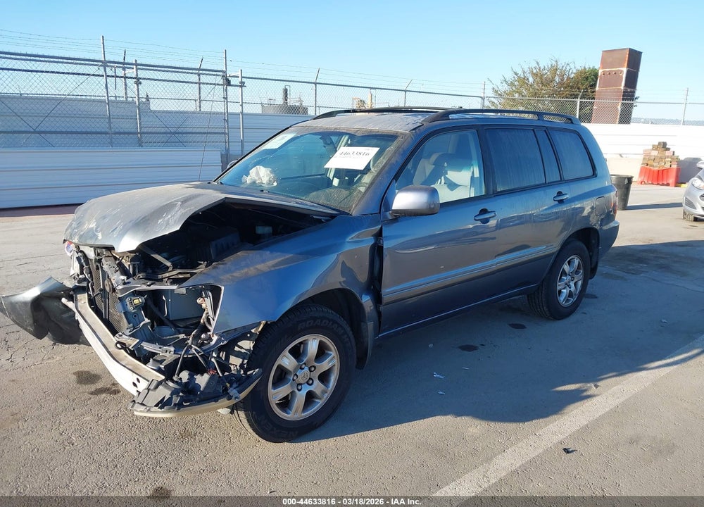 2004 TOYOTA HIGHLANDER V6 VIN: JTEGP21A040032459