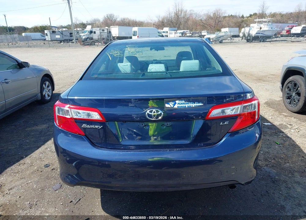 2014 TOYOTA CAMRY LE VIN: 4T4BF1FK7ER418689