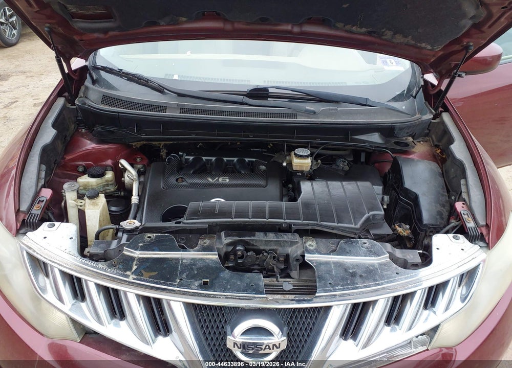 2010 NISSAN MURANO SL VIN: JN8AZ1MW1AW108130