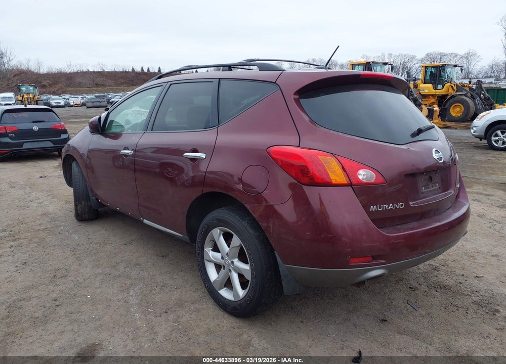 2010 NISSAN MURANO SL VIN: JN8AZ1MW1AW108130