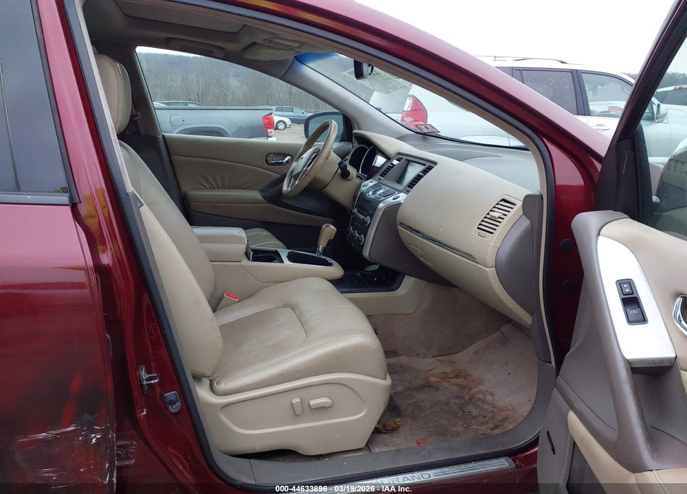 2010 NISSAN MURANO SL VIN: JN8AZ1MW1AW108130