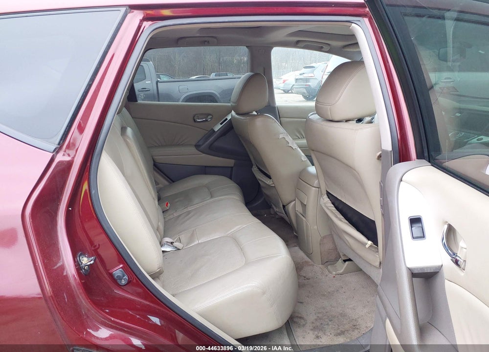 2010 NISSAN MURANO SL VIN: JN8AZ1MW1AW108130