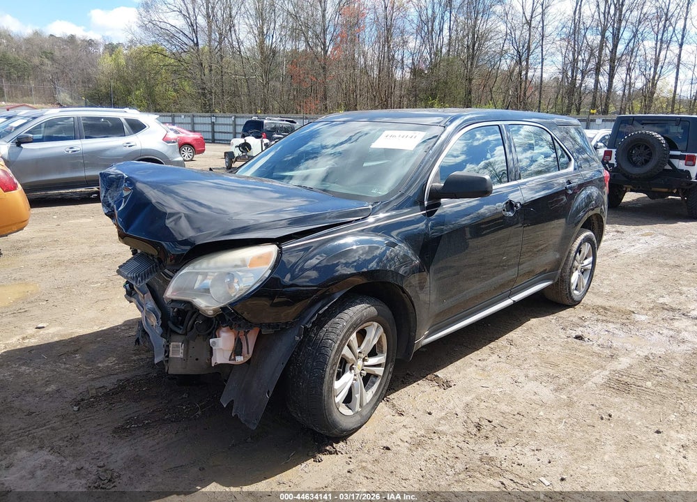 2012 CHEVROLET EQUINOX LS VIN: 2GNALBEK6C1332249