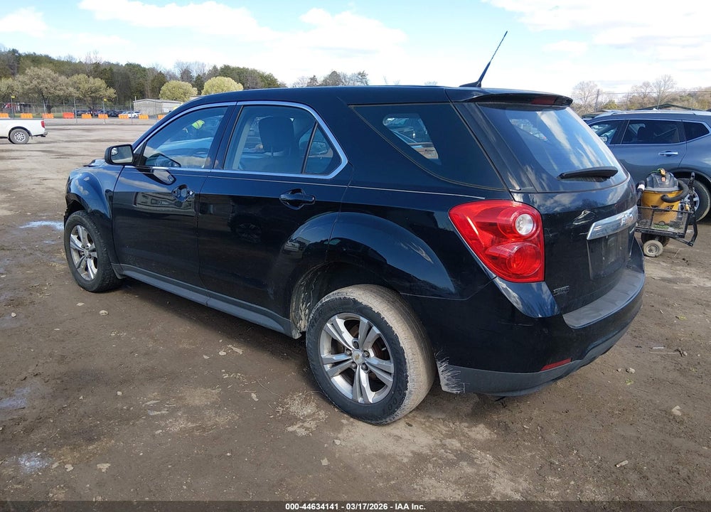 2012 CHEVROLET EQUINOX LS VIN: 2GNALBEK6C1332249